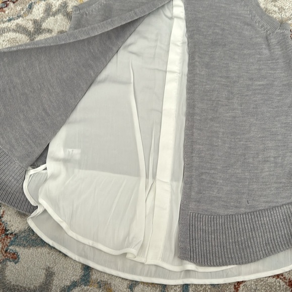Athleta Itinerary Sweater Tank top Wool gray size medium - Picture 8 of 9